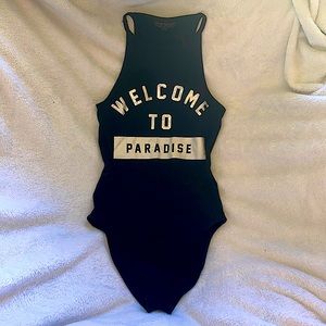 TopShop | Welcome To Paradise Bodysuit